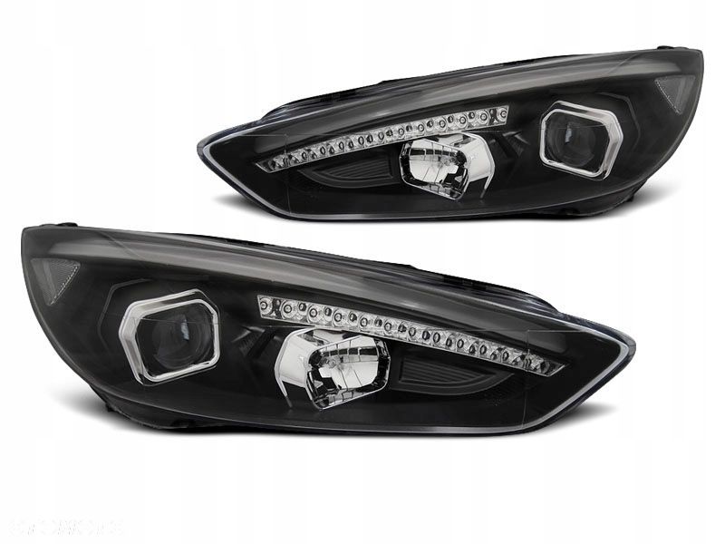 Reflektor Lampa Day line light LED Tube Neon Tuning Ford Focus III mk3 Lift - 1
