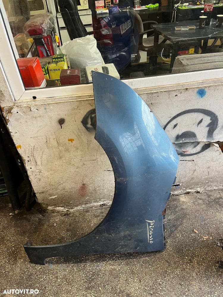 Aripa stanga fata Citroen C4 Picasso 2011 albastru bleo - 5