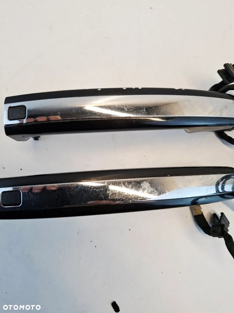 Klamka Zewnętrzna Drzwi z Przyciskiem Kessy VW Phaeton 3D0 3D4 Czarne Czarny - 4