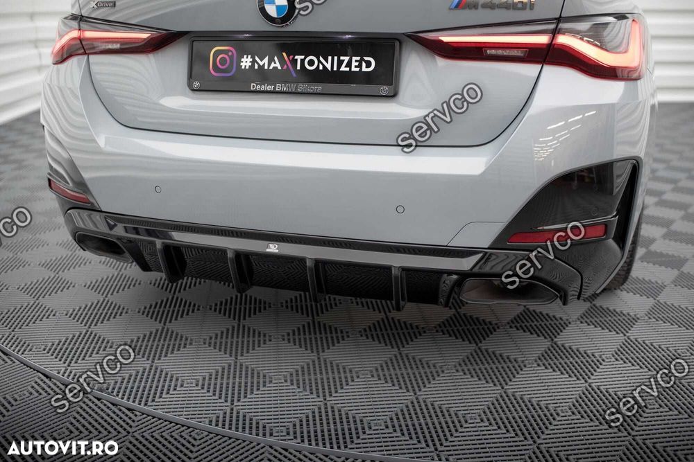 Difuzor bara spate Bmw Seria 4 G26 M440i Gran Coupe 2021- v11 - Maxton - 3