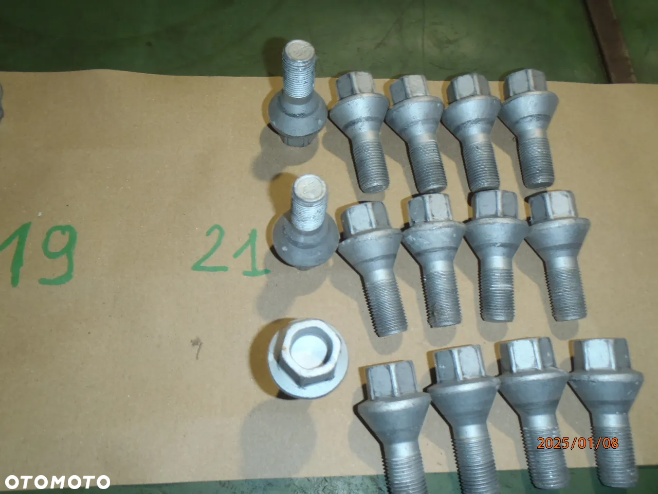 śruba koła nakrętka ducato boxer jumper movano pod klucz 19 lub 21 ORYGINAŁ - 3