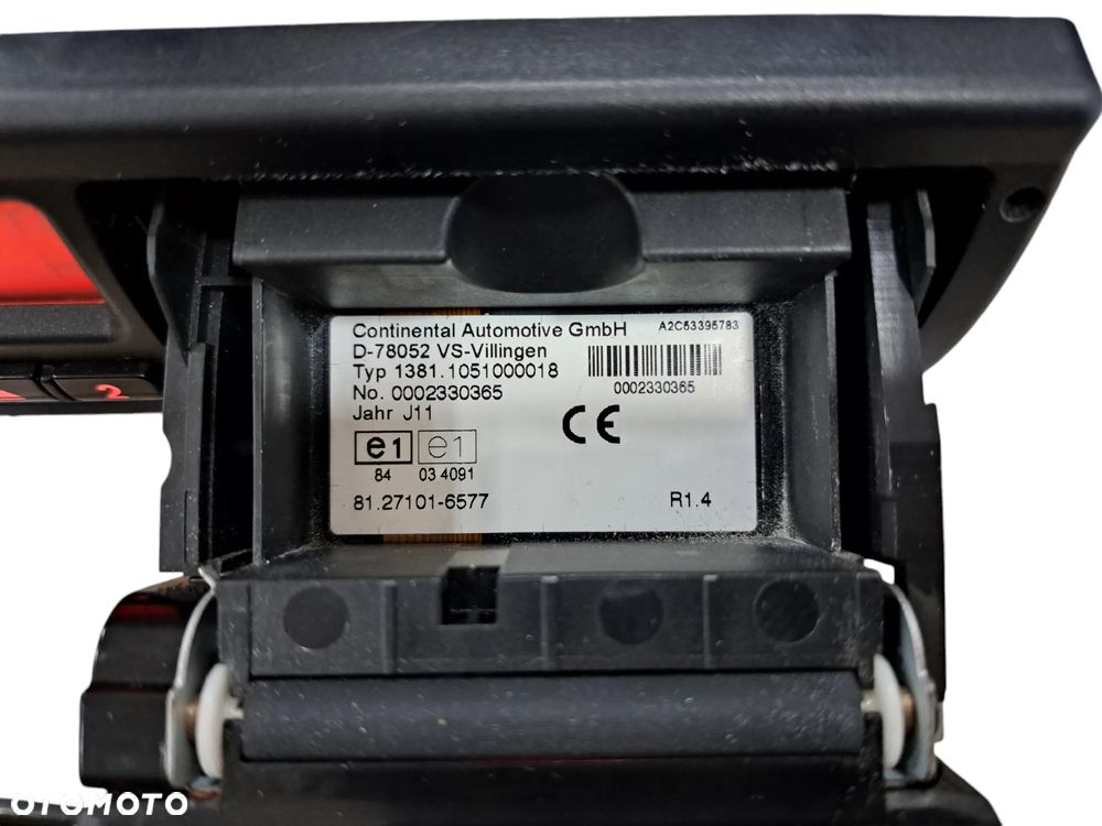 TACHOGRAF CYFROWY TYP 1381 MAN 2011R VER 1.4   81271016577 - 3