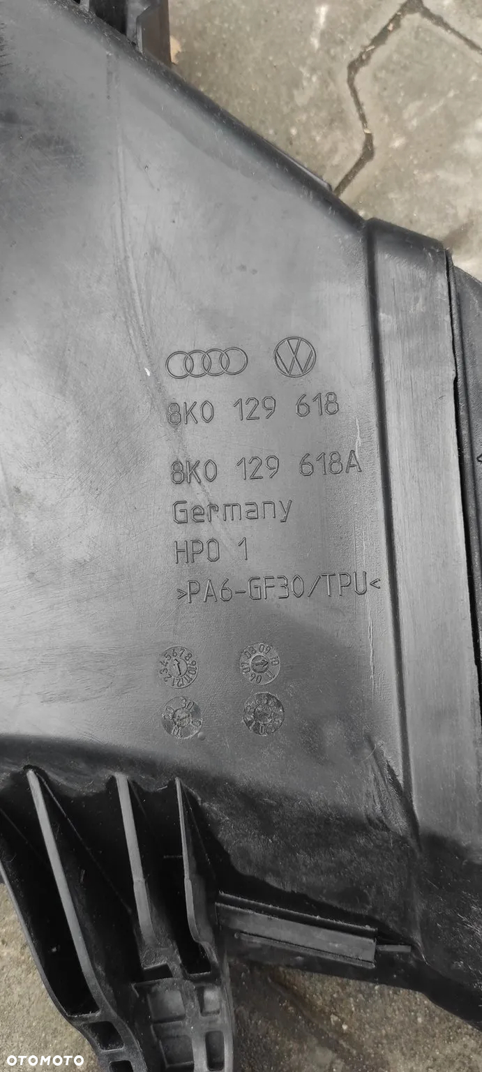 Dolot wlot kierownica łapacz Powietrza Audi A4 B8 - 3
