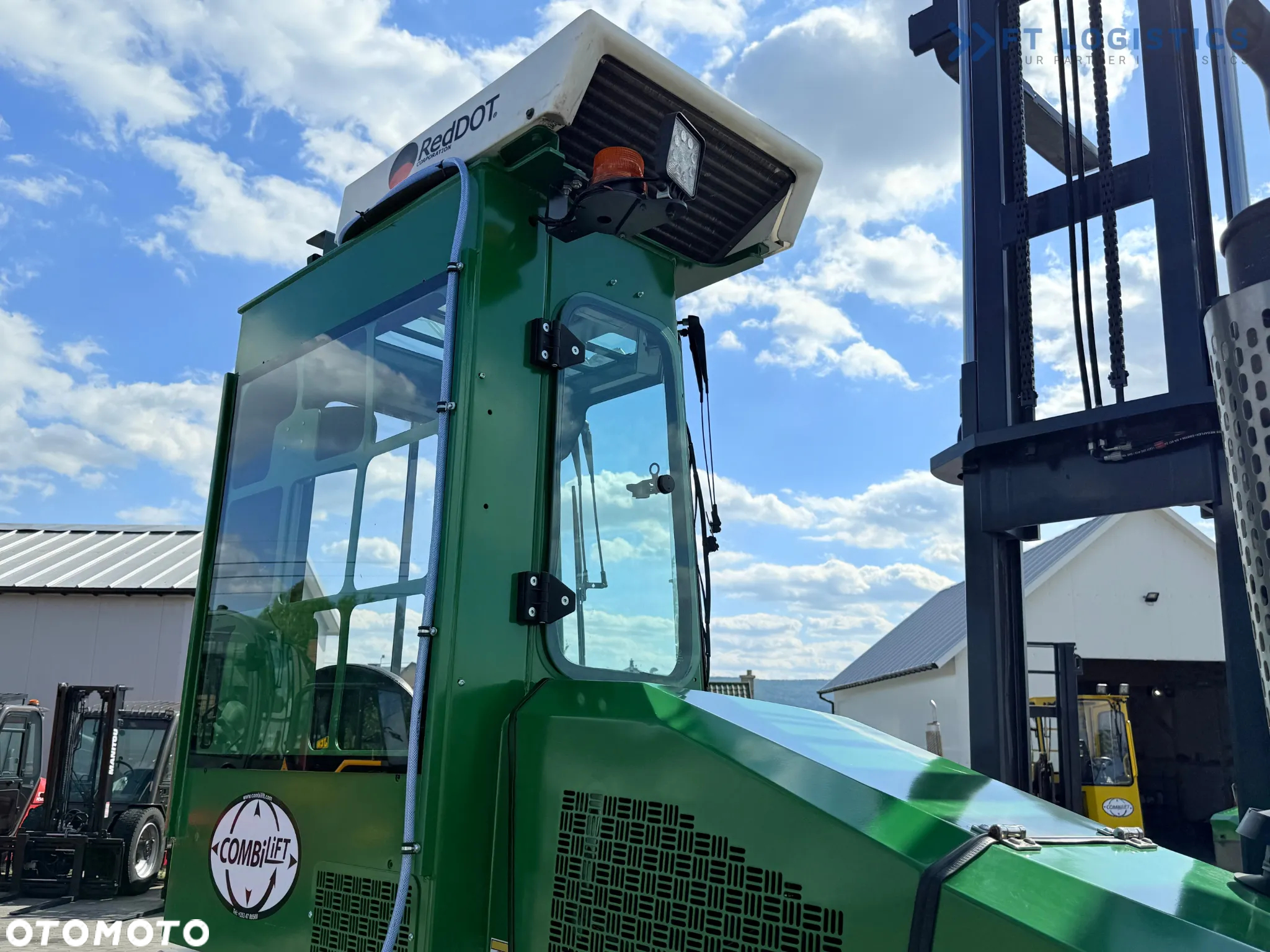 Combilift C3500 / DUPLEX 4100MM / GAS / WYSUWNE WIDŁY / KABINA / OGRZEWANIA + KLIMATYZACJA / JAK NOWY - 31