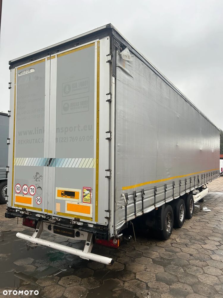 Wielton FIRANKA MEGA / BDE SYSTEM POSZERZANYCH SŁUPKÓW / OSIE SAF / PODNOSZONY REGULOWANY DACH / ŁADNA PLANDEKA / 2016 ROK !! - 3