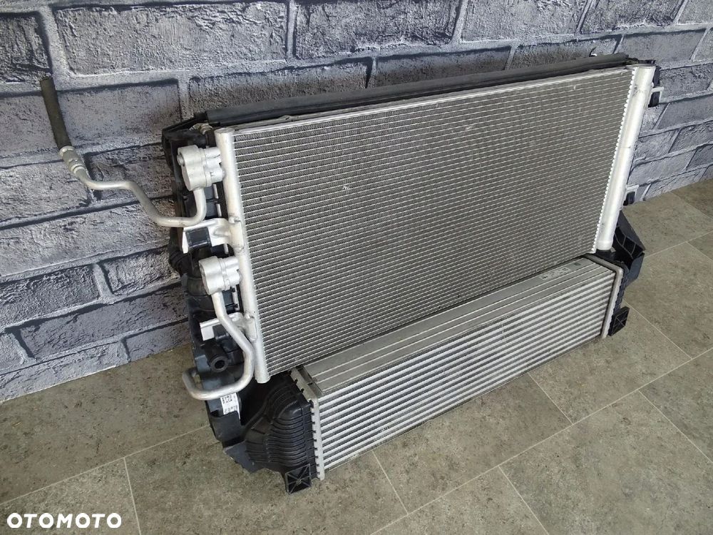 BMW X1 F48 F49 X2 F39 MINI F54 F60 DIESEL KOMPLET CHŁODNIC WENTYLATOR - 2