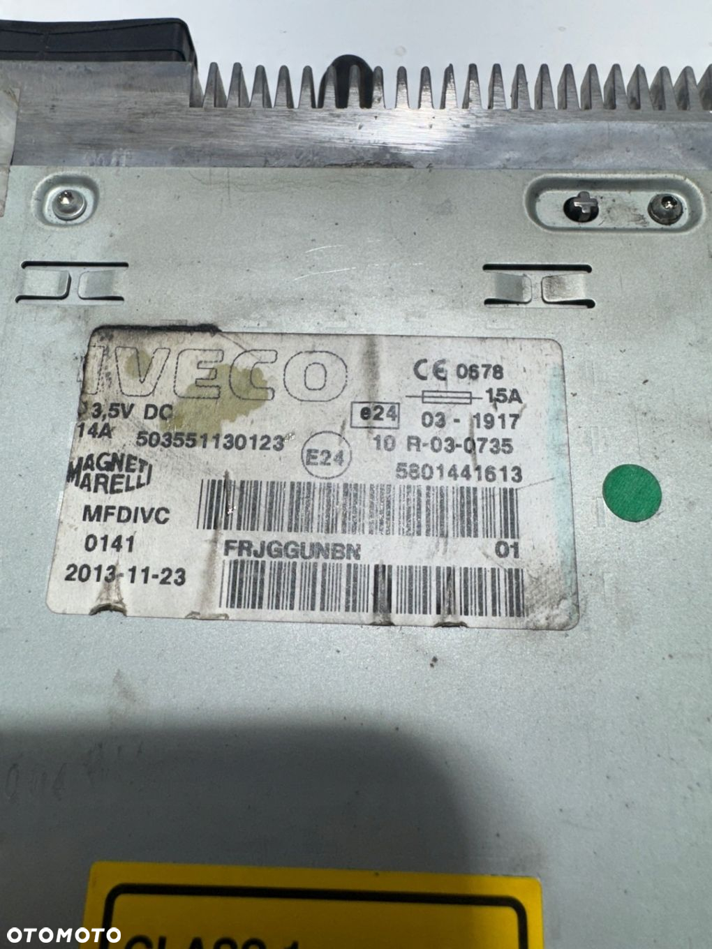 RADIO NAWIGACJA CZYTNIK KART IVECO STRALIS HI-WAY 5801441613 - 4