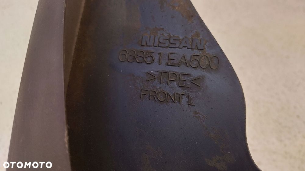 nissan pathfinder r51 chlapacz błotochron lewy przód 63851-ea500 - 7