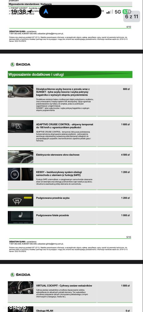 Skoda Superb 2.0 TDI SCR 4x4 Sportline DSG - 19
