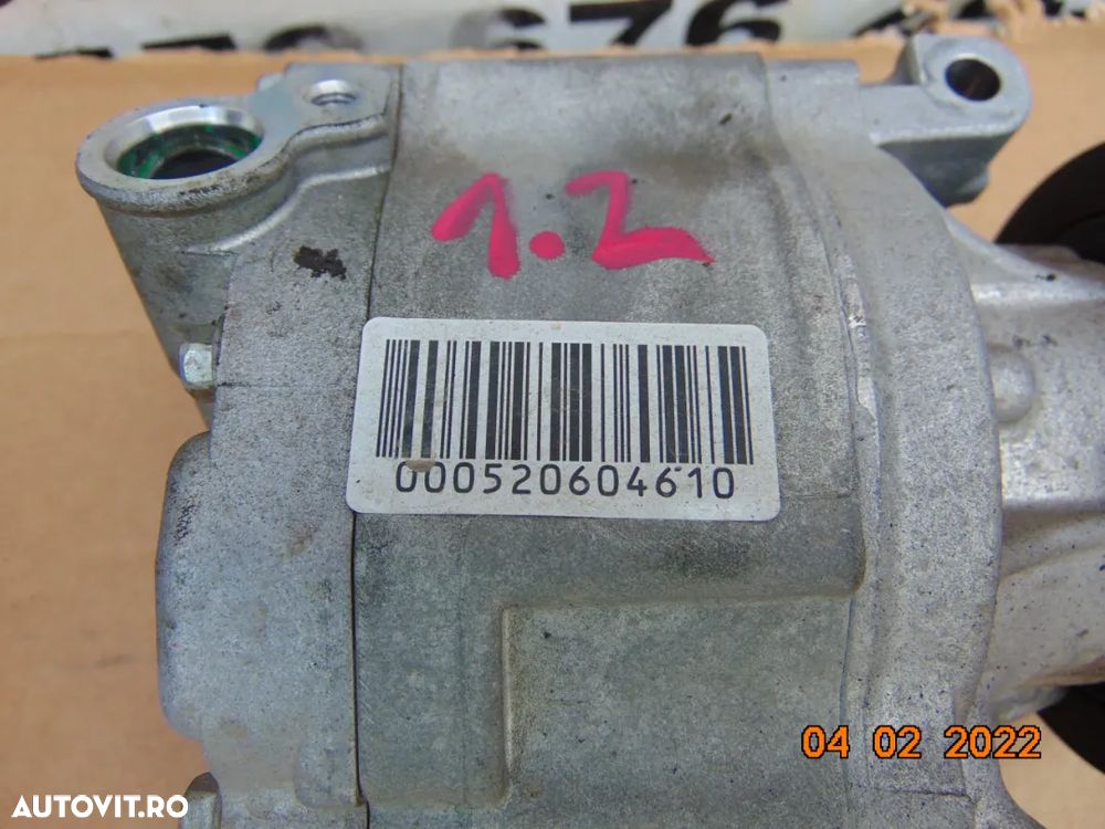 Compresor clima Fiat 1.2 benzina tipo fiat 500 abarth 500l 500c panda doblo evo punto lancya ypsilo - 2