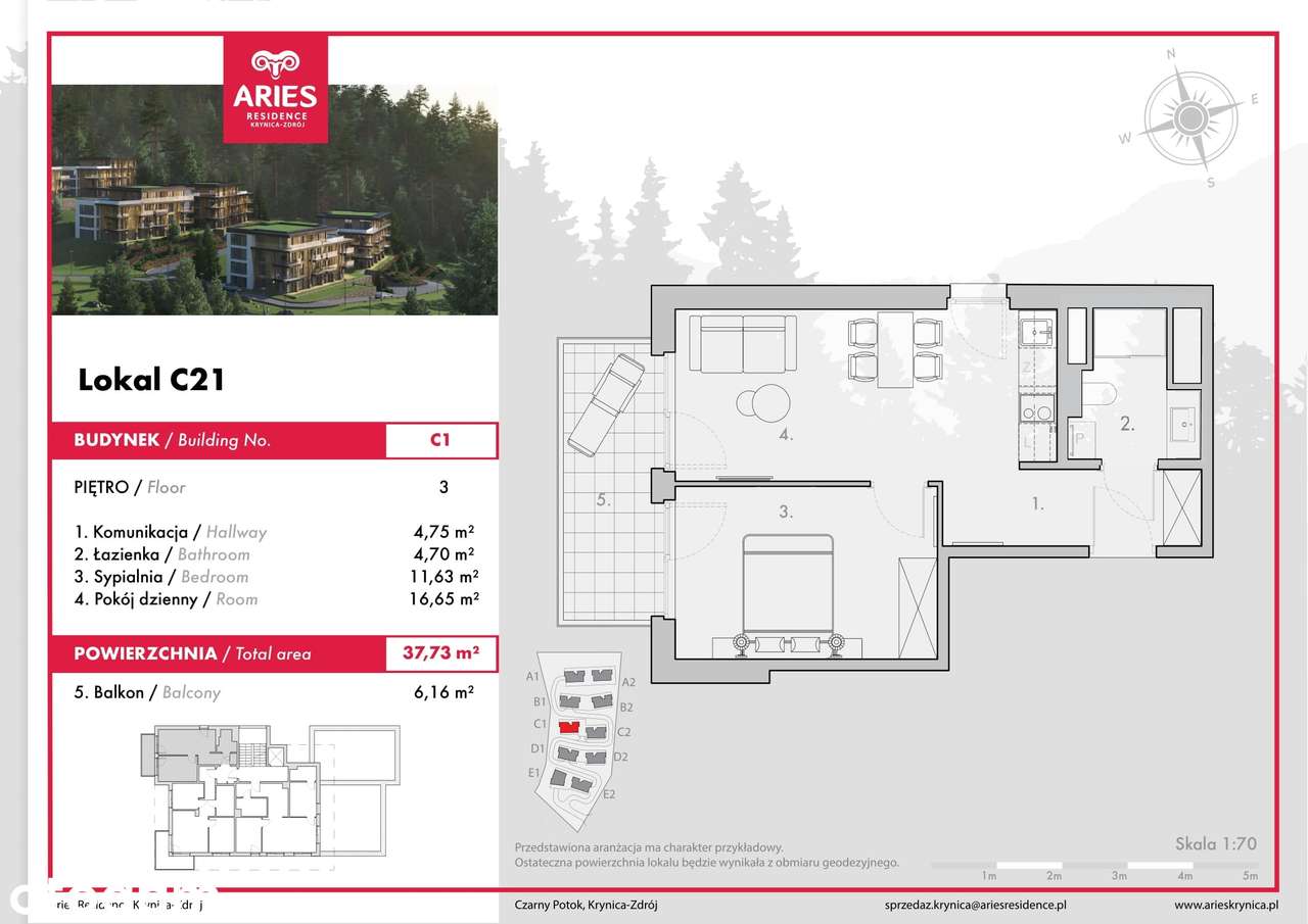 Apartament obok stoku narciarskiego Jaworzyna Krynicka
