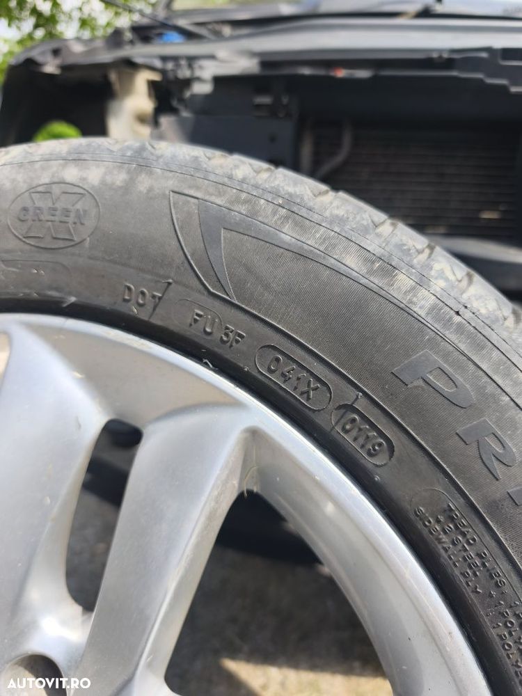 Jante Aliaj R17 Peugeot 508 cu anvelope de vară 215 55 R17 Cod OEM 9671401380 - 5