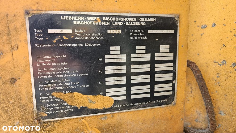 Liebherr 35K - 3