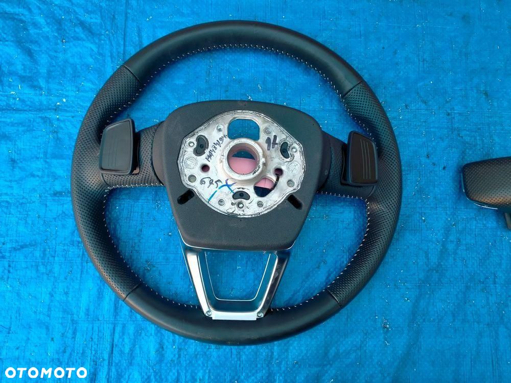 Audi Q7 4M Q8 S-Line Kierownica Łopatki Gałka Multifunkcja 4M0419689K - 10