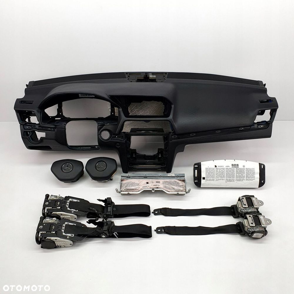 MERCEDES E KLASA W207 DESKA ROZDZIELCZA KONSOLA KOKPIT PULPIT PODUSZKI AIRBAG AIR BAG PASY KIT SET - 10