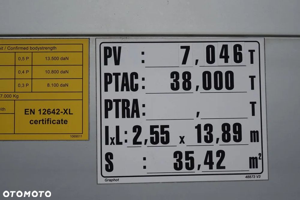 Schmitz Cargobull FIRANKA / STANDARD / OSIE SCHMITZ / NOWE PLANDEKI / OCYNK/ KOSZ I KOŁO ZAPASOWE / - 25