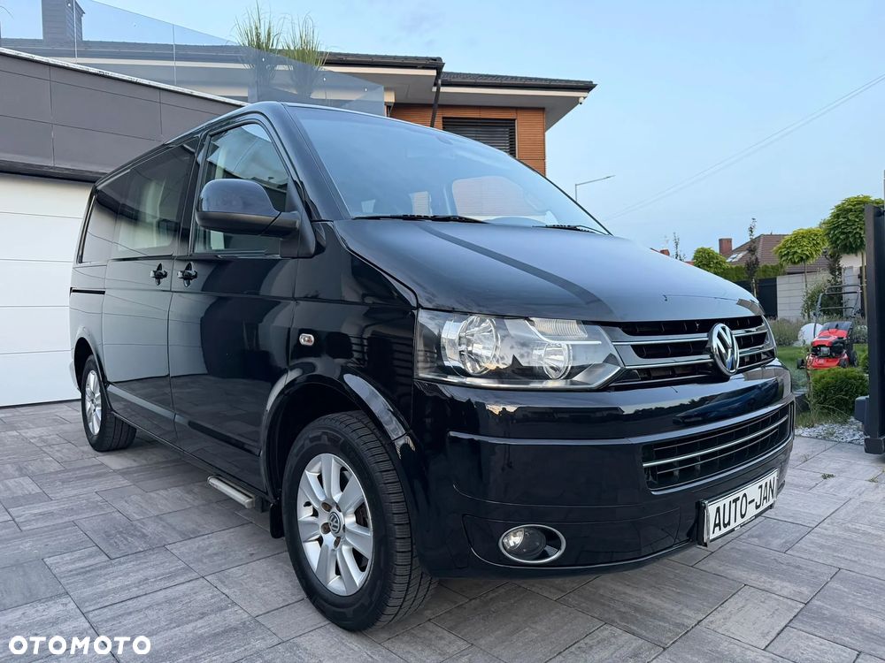 Volkswagen TRANSPORTER T5 LIFT Klima Elektryka Navi Tempomat Dubel Kabina Brygadówka Pdc Hak - 3