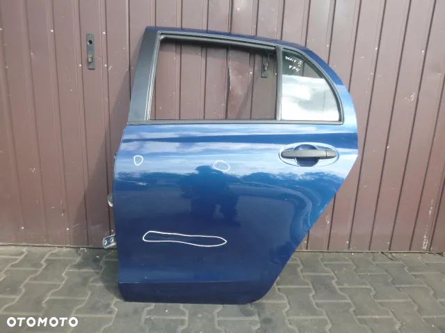 DRZWI LEWY TYŁ LEWE TYLNE TOYOTA YARIS II 8P4 05-09 KOMPLETNE - 1