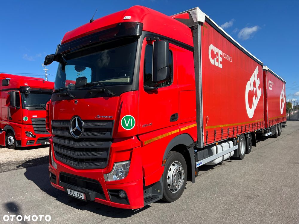 Mercedes-Benz ACTROS  MP5 euro6 6x2 jumbo zestaw  76 palet 120m - 1