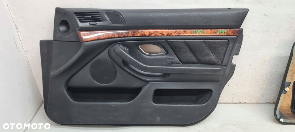 bmw 5 e39 tapicerka drzwi przednich prawa skóra - 1