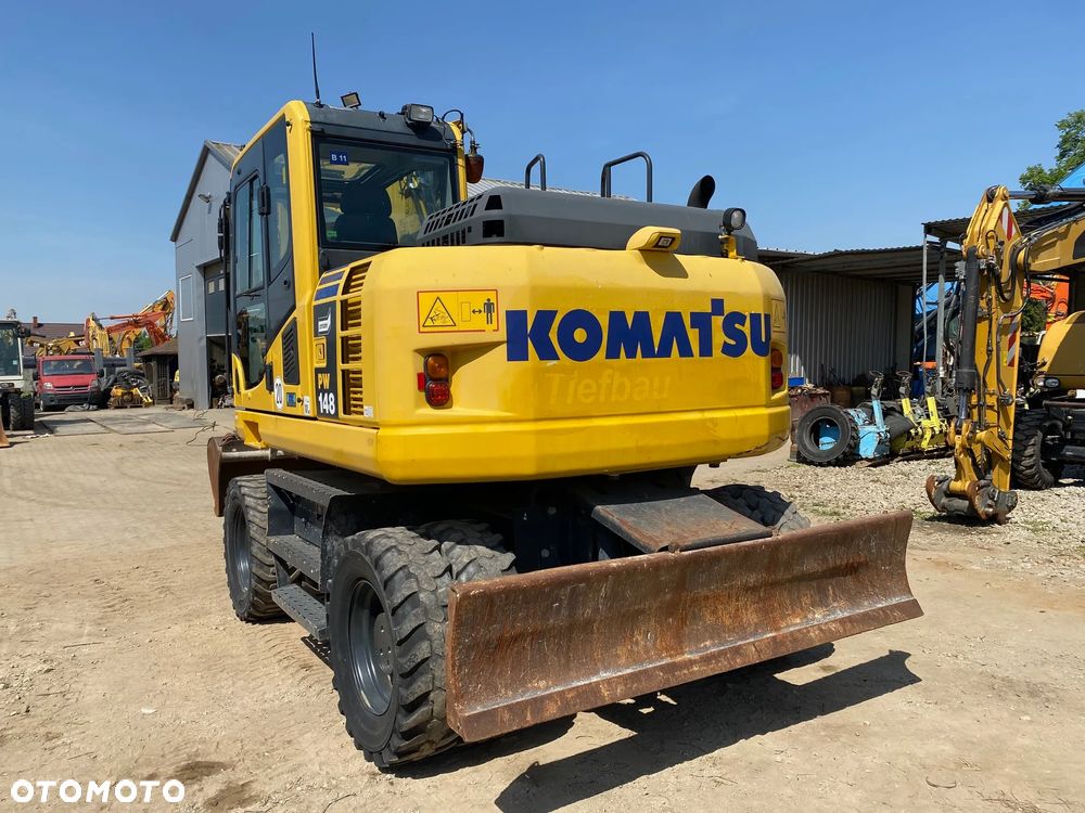 Komatsu PW148 -8, 2015 ROK, KRÓTKI TYŁ, Z NIEMIEC, SERWISOWANA W KOMATSU - 4