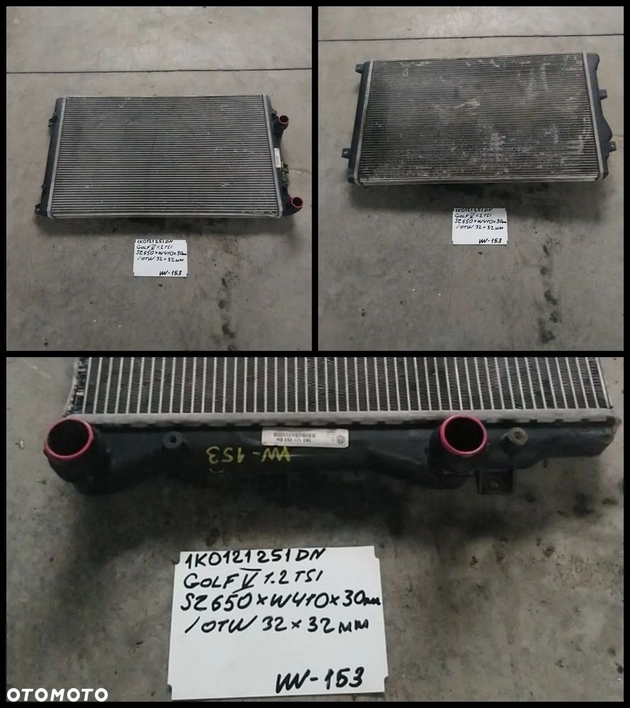 VW AUDI SEAT SKODA CHŁODNICA WODY AUKCJA NR1 - 11