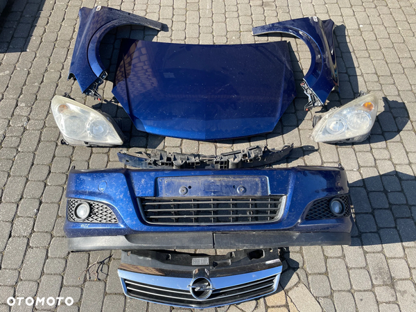 OPEL ASTRA H III PRZÓD KOMPLETNY BŁOTNIK LEWY PRAWY LAMPA REFLEKTOR PRZEDNI MASKA ZDERZAK GRILL Z21B