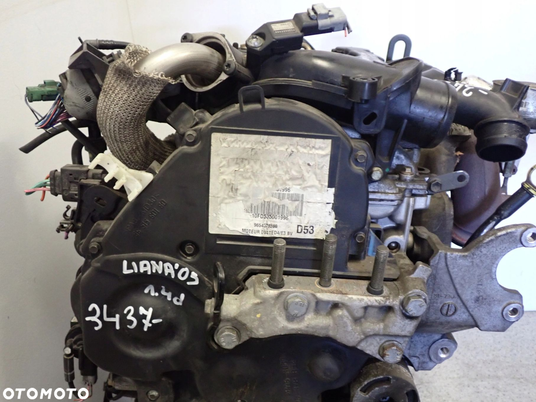 SUZUKI LIANA 04-07 SILNIK 1.4 DDIS DIESEL SŁUPEK - 4