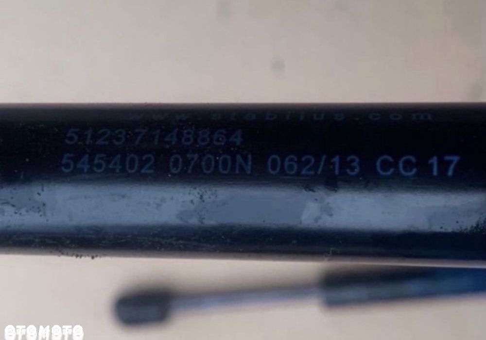 7148864 teleskop siłownik maski  mini cooper one r55 r56 r57 lift lci - 2