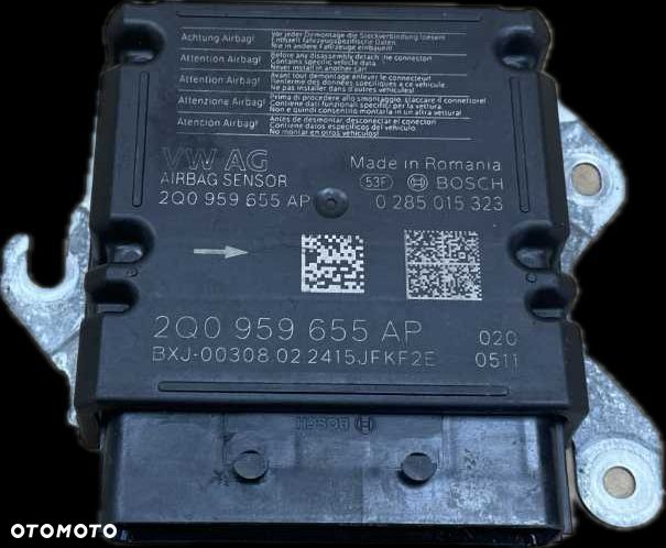 VW SKODA SEAT SENSOR MODUŁ STEROWNIK AIRBAG 2Q0959655AP 0285015323 - 1