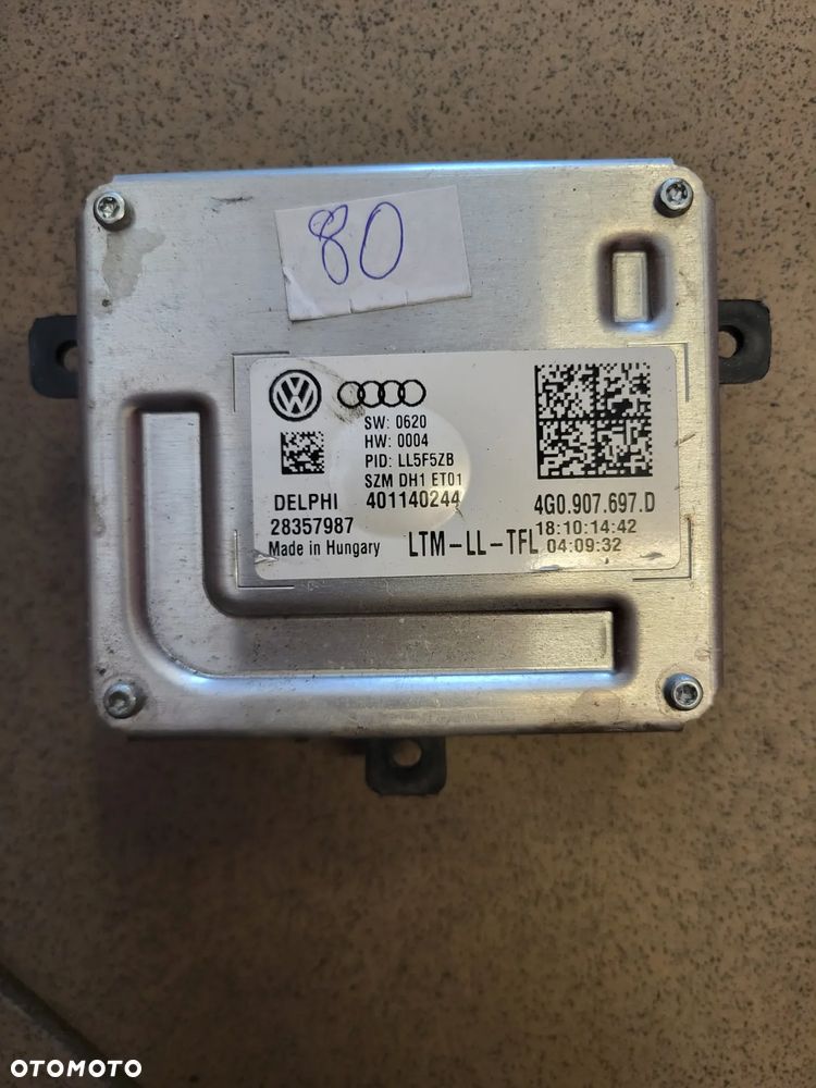 PRZETWORNICA MODUŁ LED AUDI SKODA  4G0907697D - 1