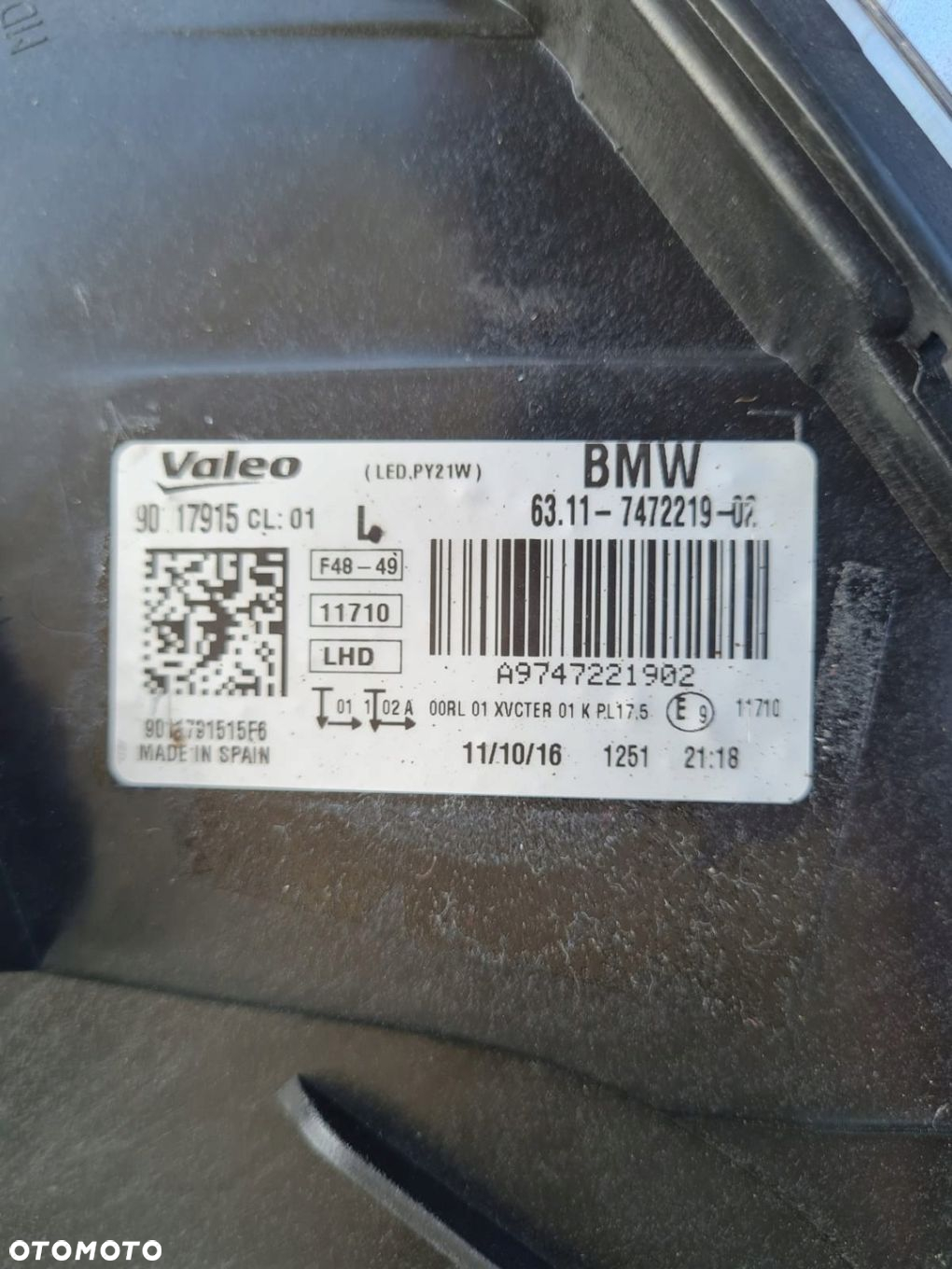 BMW X1 F48 Lampy przód Full Led Dynamic 7472219-02 7495004-06 OKAZJA - 14