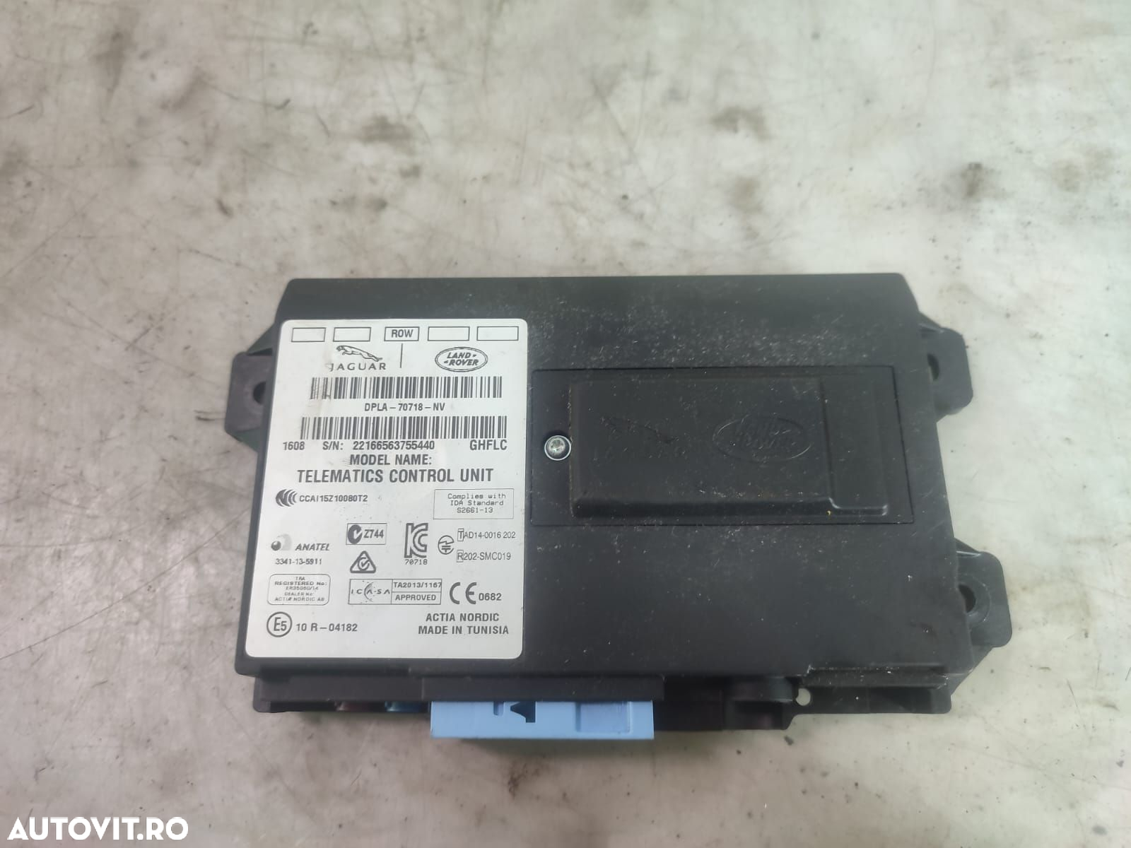 Modul bluetooth DPLA-70718-NV Jaguar XE X760 [2014 - 2020] 2.0 AJ8131 - 3