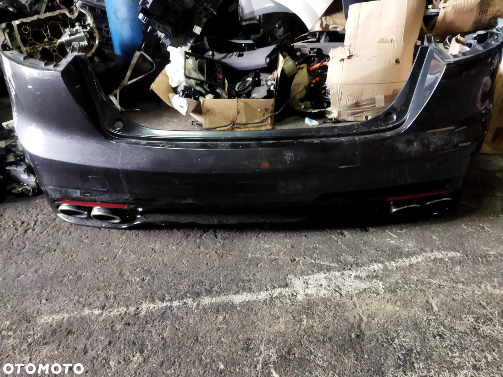 Zderzak tylny tył PDC Kia Stinger GT 3.3i czarny - 2
