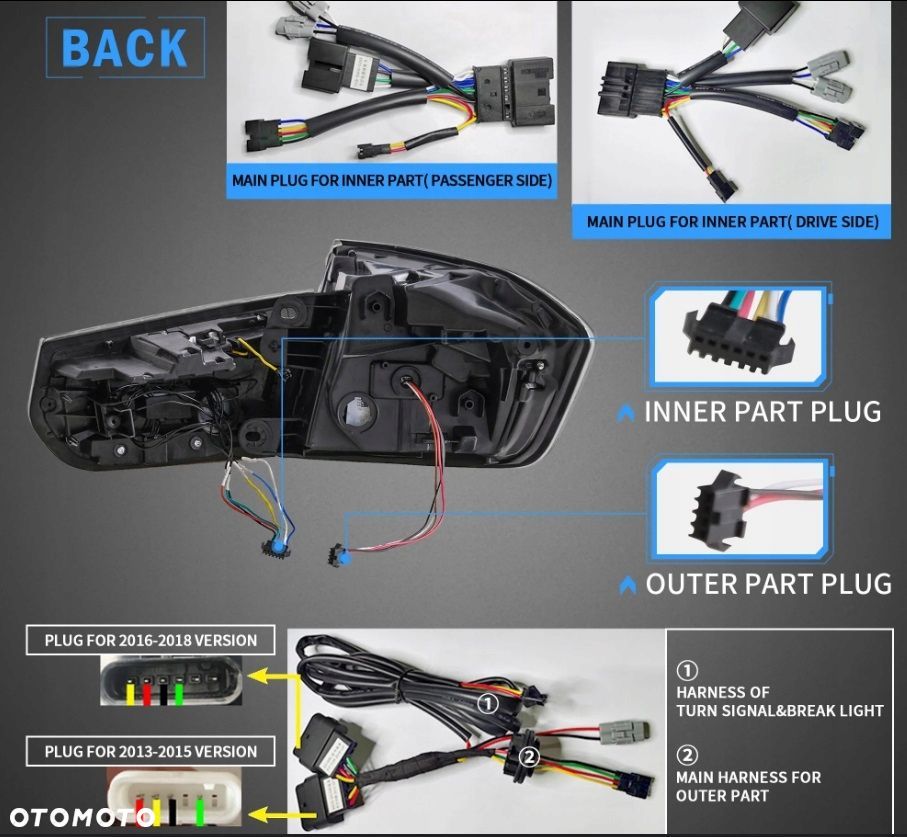 Lampa tyl na kpl Oled Led GTS-look Animacje Bmw 3 f30 2011-2018 Lift - 9