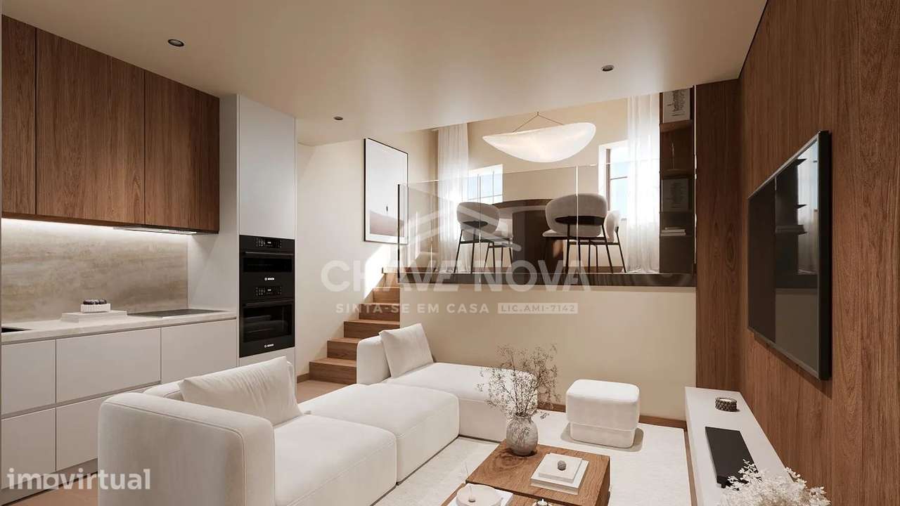 Apartamento novo T1 com áreas generosas no Cais de Gaia - Grande imagem: 4/9