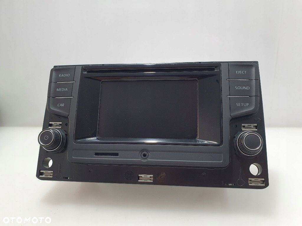 VW GOLF VII SPORTSVAN 2014r ORYGINAŁ RADIO 2DIN 510035867 SUPER STAN EUROPA - 2