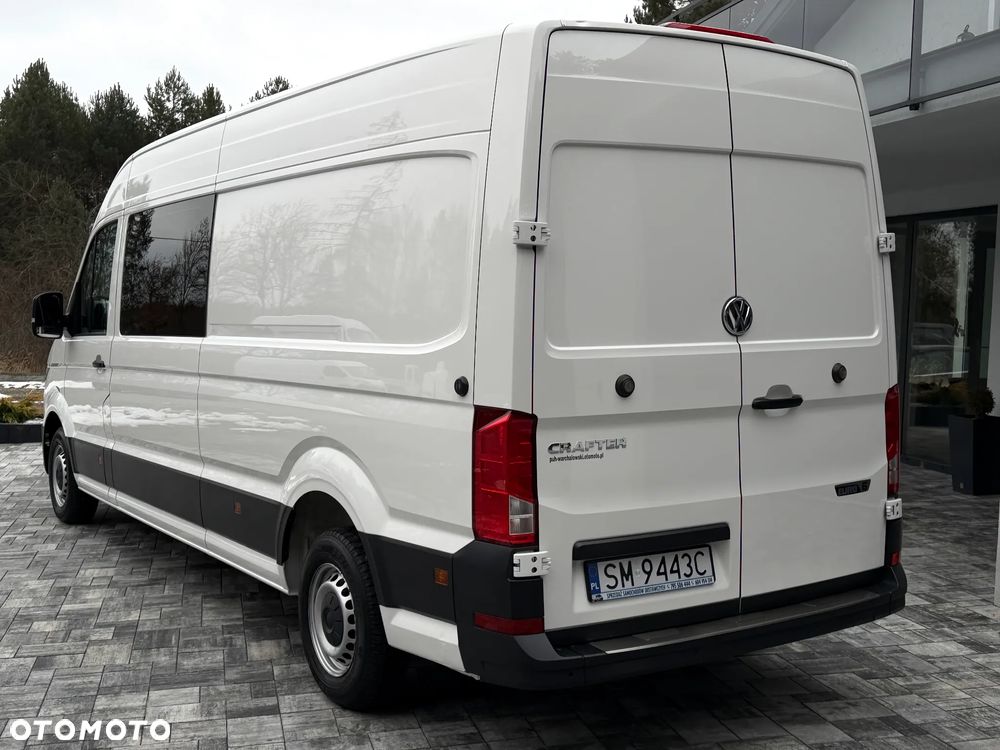 Volkswagen Crafter Brygadowy 7 osób / L4H2 / Oryginalna zabudowa VW / 2.0 TDI 140km / EURO6 / Najbogatsza wersja / FULL LED / Automatyczna skrzynia biegów / FV 23% - 9