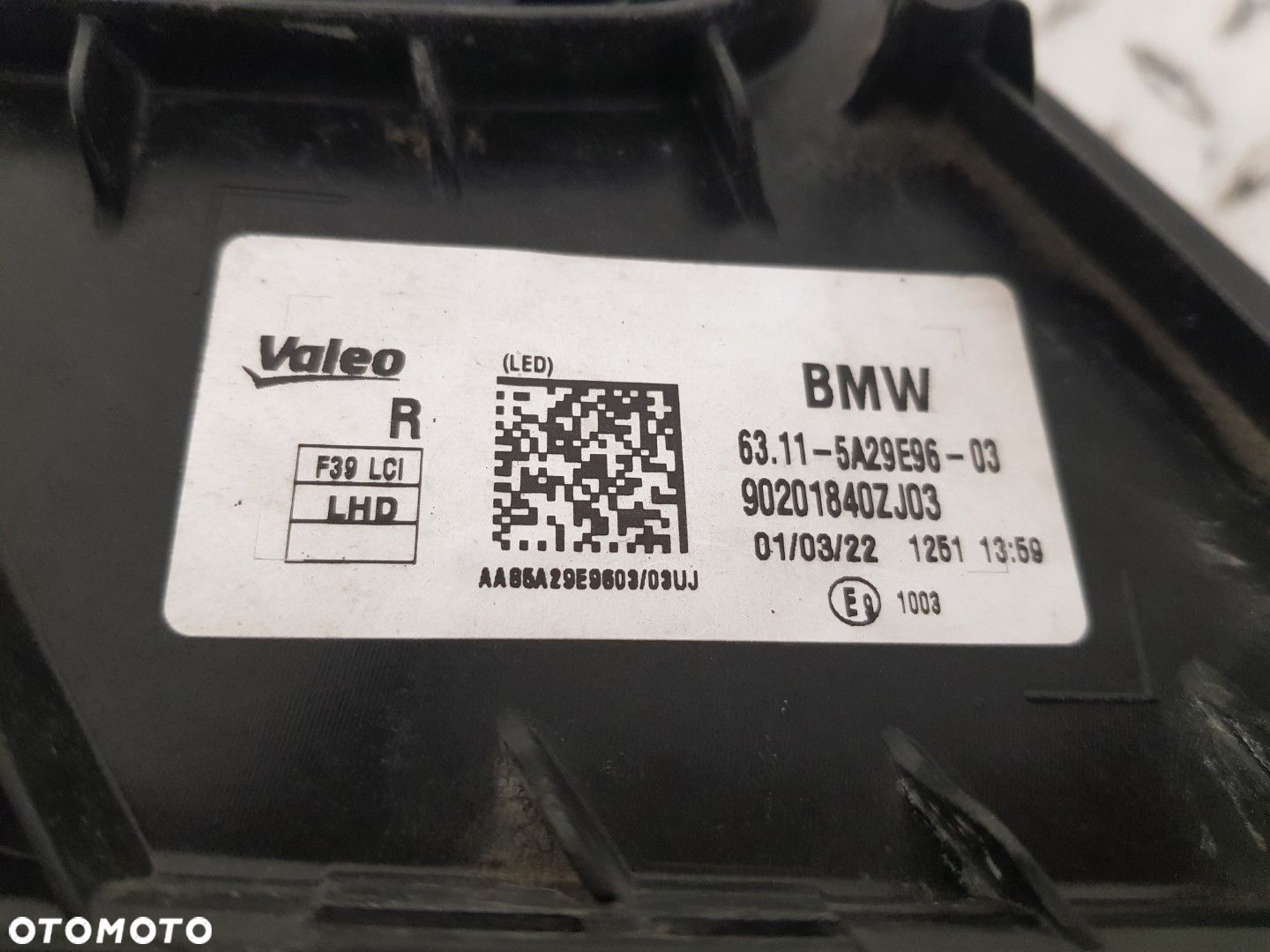 BMW X2 F39 LIFT LAMPA PRAWA BMW FULL LED EUROPA PRZEDNIA PRZÓD IDEALNA 5A29E96 5A29E96-03 - 3