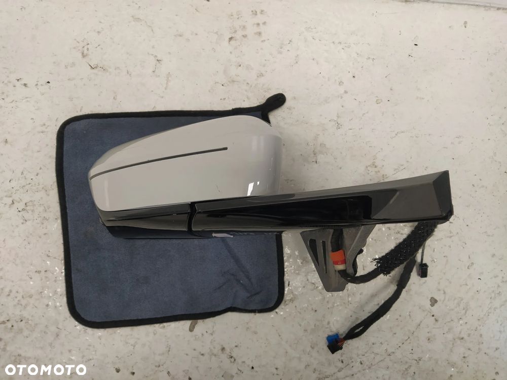 BMW IX I20 LUSTERKO ZEWNĘTRZNE PRAWE ASFERYCZNE FOTOCHROM ASYSTENT KAMERA 9+8+1 PIN KOMPLETNE UK ORYGINAŁ - 9