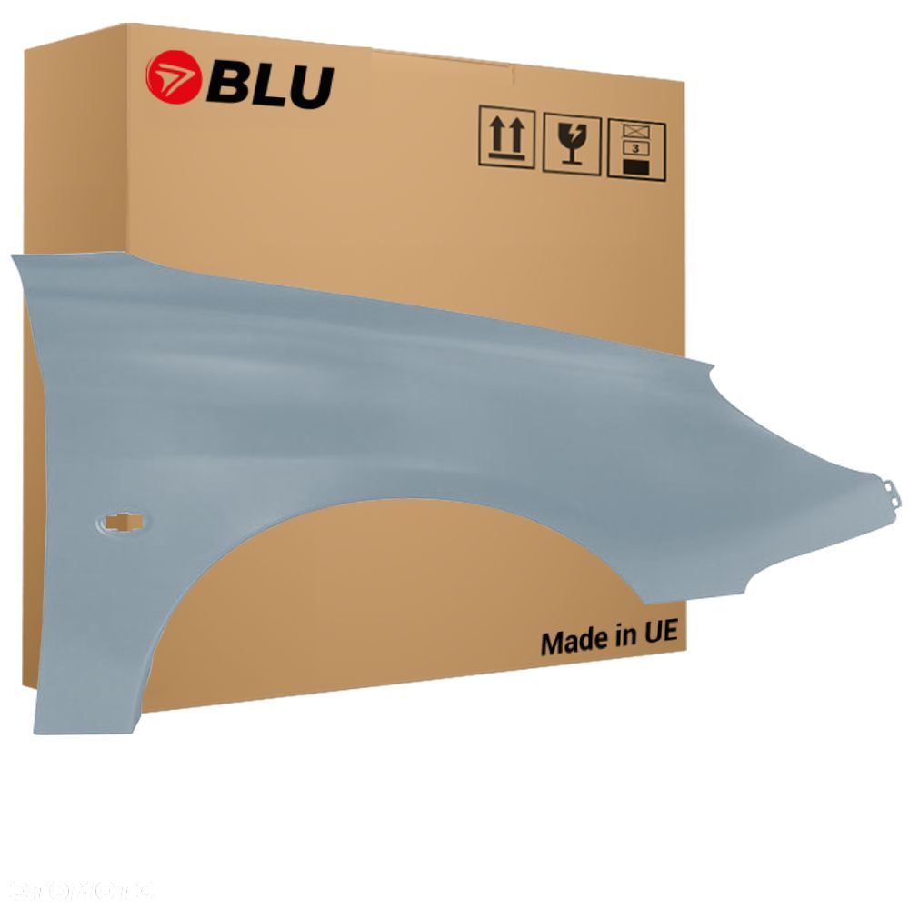 BLU Błotnik PEUGEOT 206 CC EYL Prawy Przód Szary 1998-2009 GrisIceland - 1