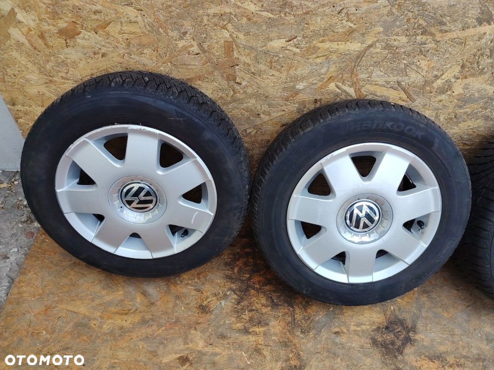 VW BBS 6JX14 5X100 ET43 fi 57,1mm FELGI ALU KOMPLET X4 HANKOOK 185/60R14 - 2