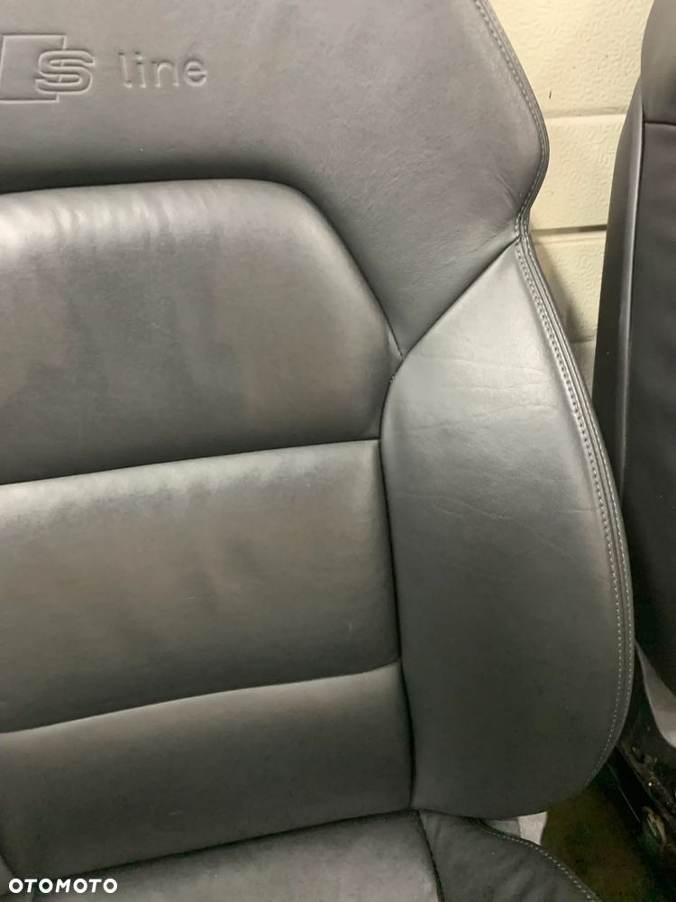 fotele fotel boczki podłokietnik sline skórzane A6 C6 FL Lift kombi - 18