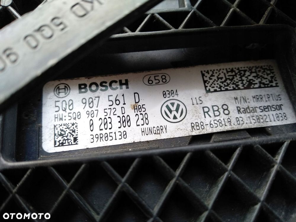 radar moduł distronic vw golf vii 5q0907561d - 3