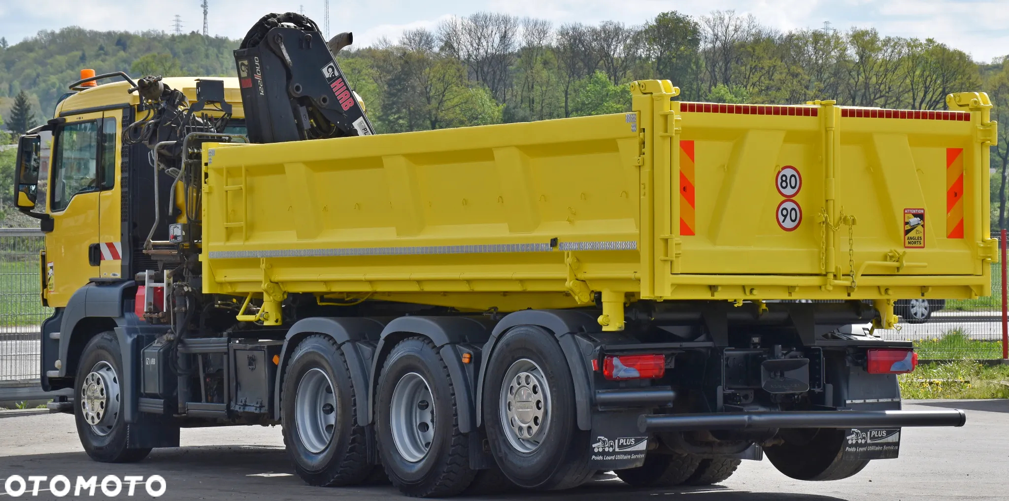 MAN TGS 35.440 * WYWROTKA 5,80 m + BORDMATIC * HIAB 122 B - 3 DUO * 8x4 - 7