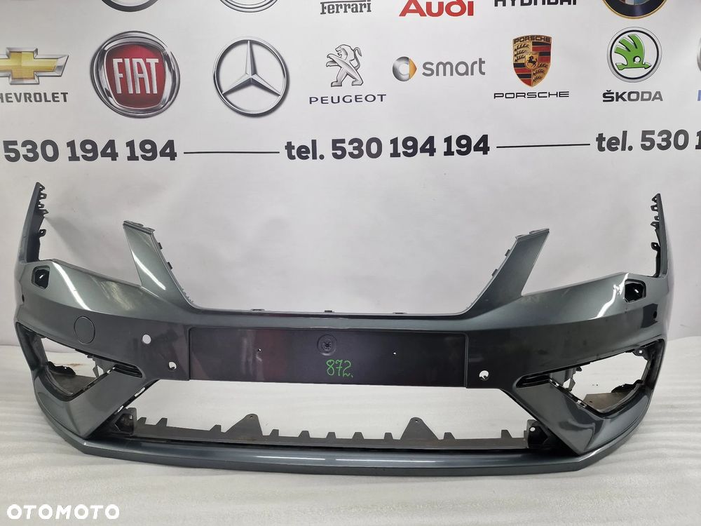 SEAT LEON 3 III CUPRA FR LIFT 16- ZDERZAK PRZEDNI PRZÓD NA SPRYSKI + 4X PDC , NR 5F0807221AB / 5F0807221AJ / 5F0807221KA , NR AUKCJI NZ872 - 1