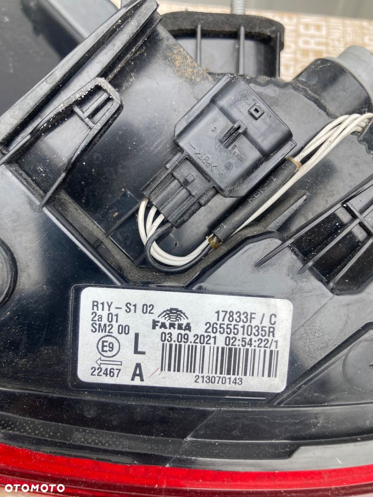 RENAULT CLIO 5 V 2 x Lampy tylne lewe  LAMPA TYLNA LEWA  W KLAPĘ I W BŁOTNIK EUROPA LEWY TYŁ LEWA strona  tylne W-wa - 10