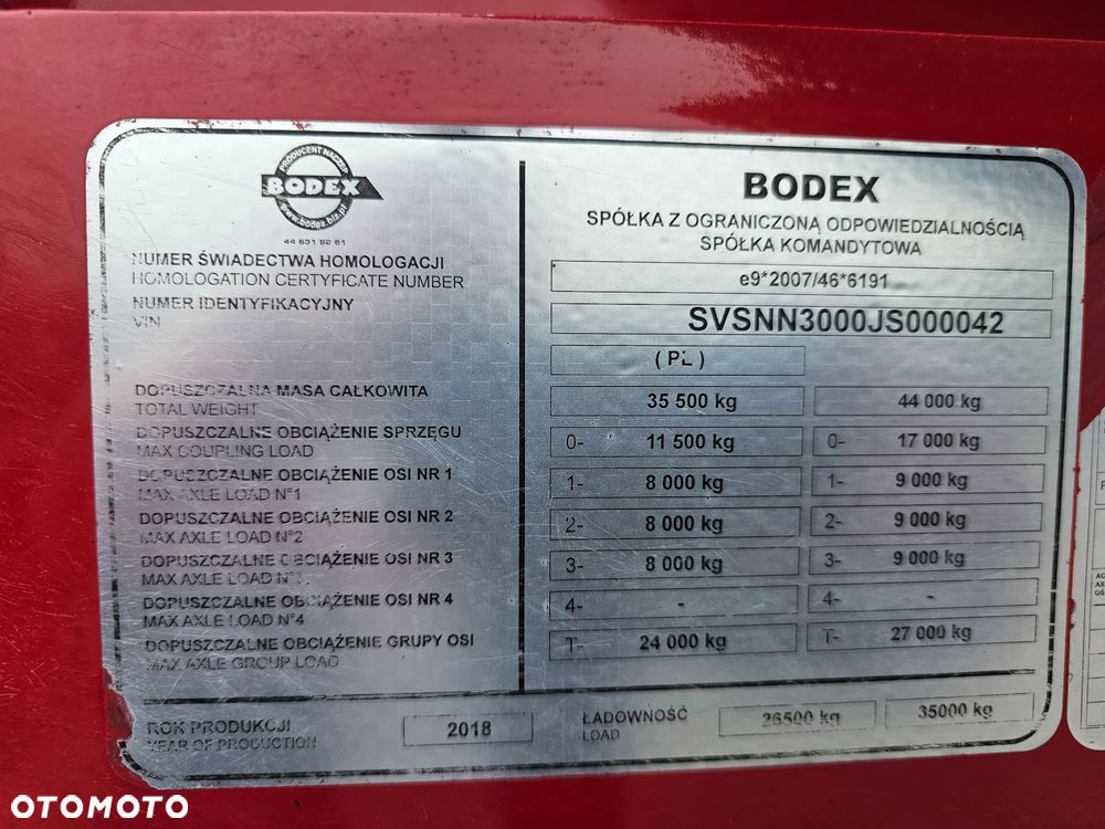 Bodex NISKOPODWOZIE/LAWETA/OŚ PODN.SAF NAJAZDY HYDRAULICZNE! - 11