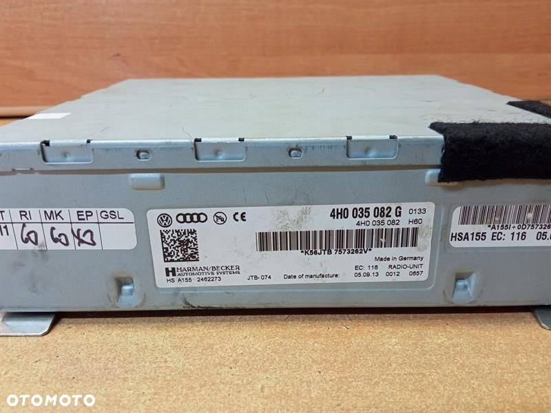 RADIO NAWIGACJA MMI AUDI A8 S8 D4 4H0035082G - 3