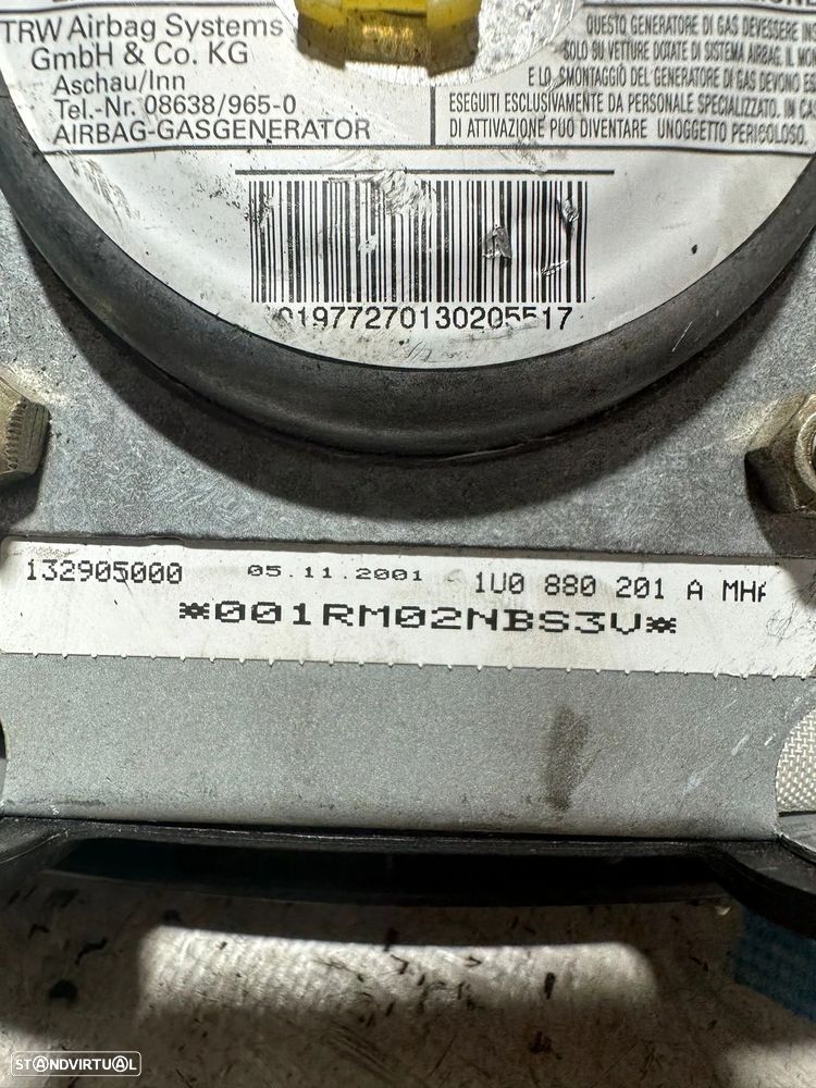 .Airbag Volante Guiador Original Skoda 1U0880201A 1996 - 2010 - 7